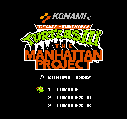 Teenage Mutant Ninja Turtles III The Manhattan Project screenshot 3 for NES